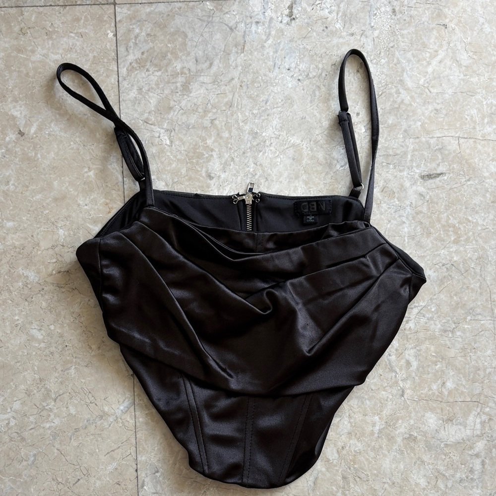 NBD Black Crop Top